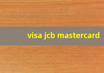 visa jcb mastercard